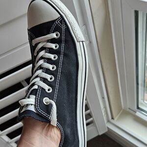 Converse Black and White Canvas Sneakers